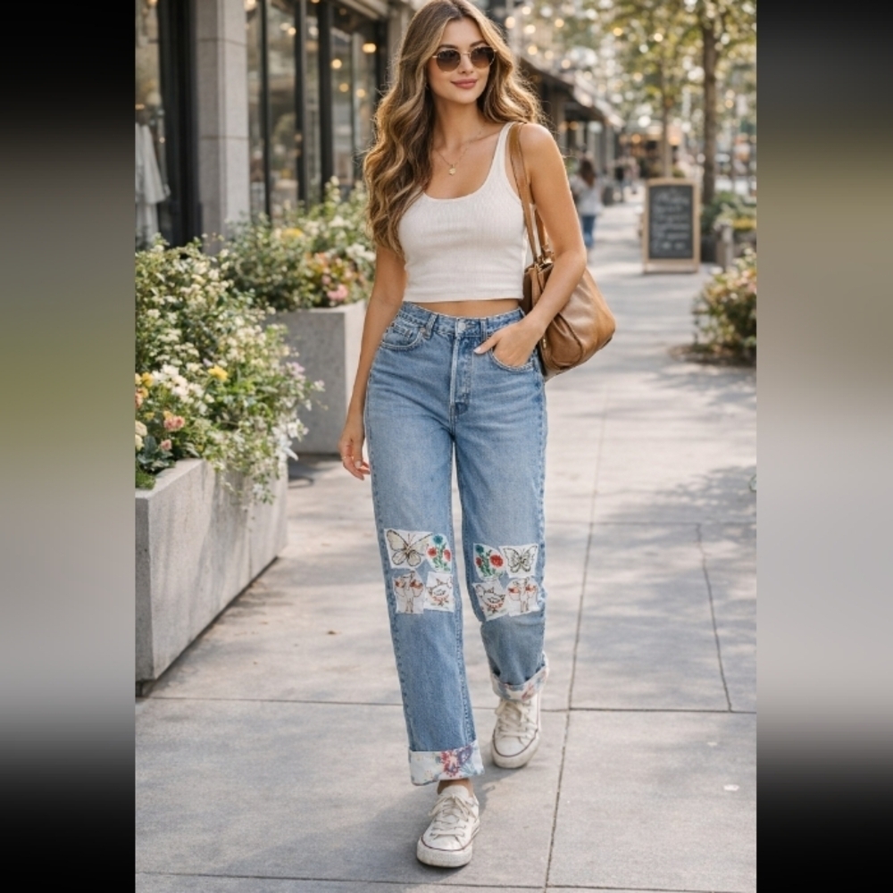 Vintage Upcycled Womens Levis